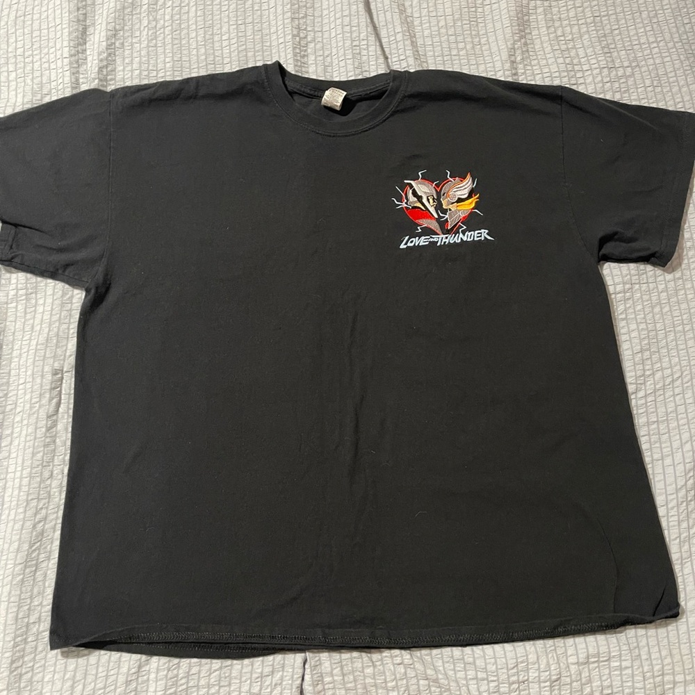 Custom Embroidered Thor “love and thunder” t-shirt